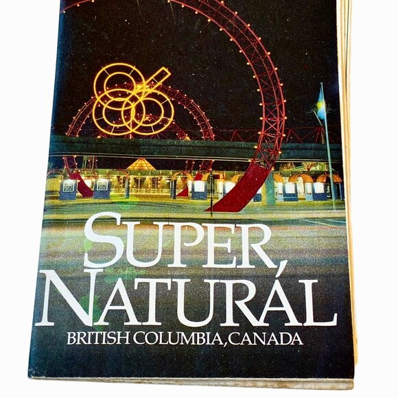 British Columbia Canada 1980's Road Map And Parks Guide Pamphlet - Picture 6 of 9